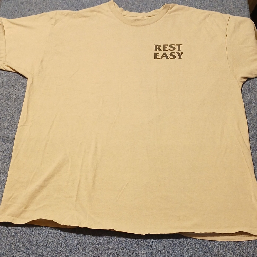 Rest Easy 'Ain't no such thing as halfway crooks' mens shirt XL